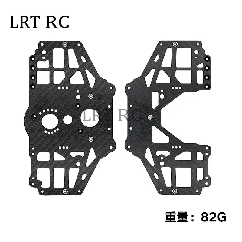 

Передняя и задняя универсальная защитная пластина из углеродного волокна для Losi LMT 4WD сплошная ось Monster Truck 1/8 обновленные детали для радиоуп...