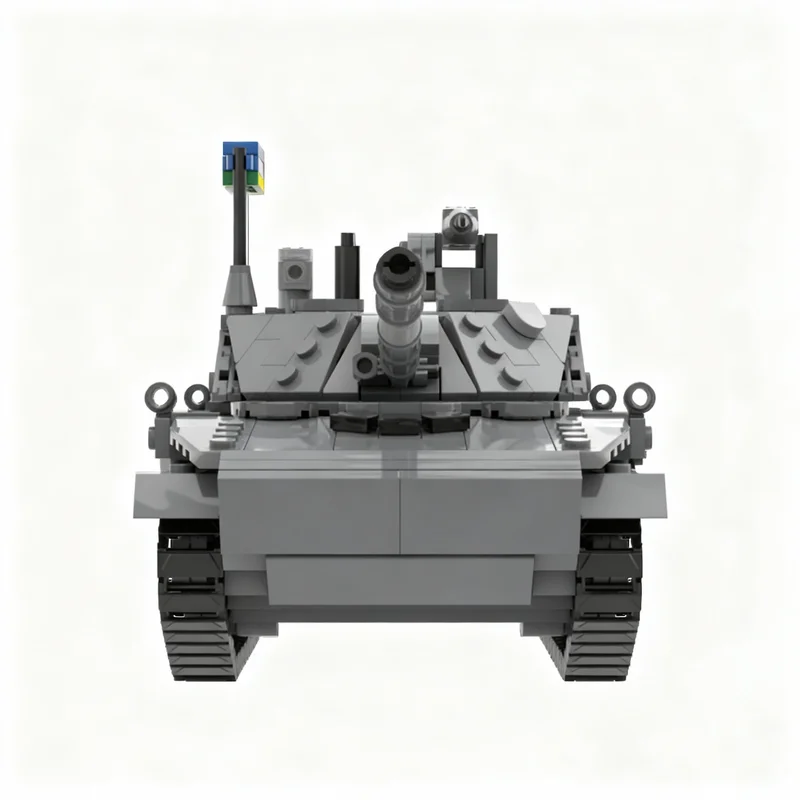 Фото 623 детали MOC Creator 2S25M-Sprut SD Российский легкий танк, масштаб 1:35, модель из строительных блоков, рождественские подарки, игрушки для сборки и демонстрации. №3