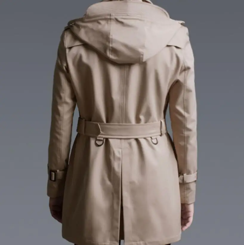 Мужская Новая индивидуальная Модная приталенная Повседневная ветровка большого