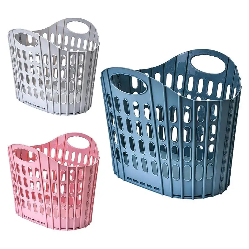 

Collapsible Laundry Hamper Portable Felt Handy Dirty Clothes Storage Basket Foldable Home Laundry Storage Box Home Accessories