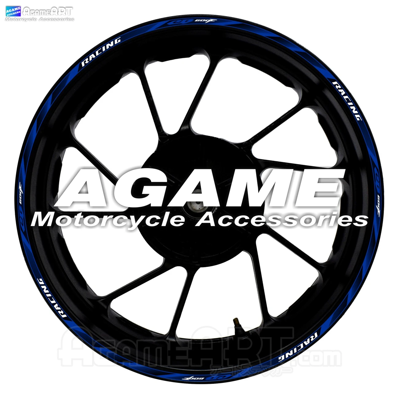 Наклейки на колеса мотоцикла CB600F Светоотражающие Полоски 17 дюймов с внутренней