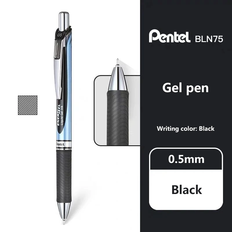

Гелевая ручка Pentel Energel BLN75 0,5 мм черная/красная/синяя