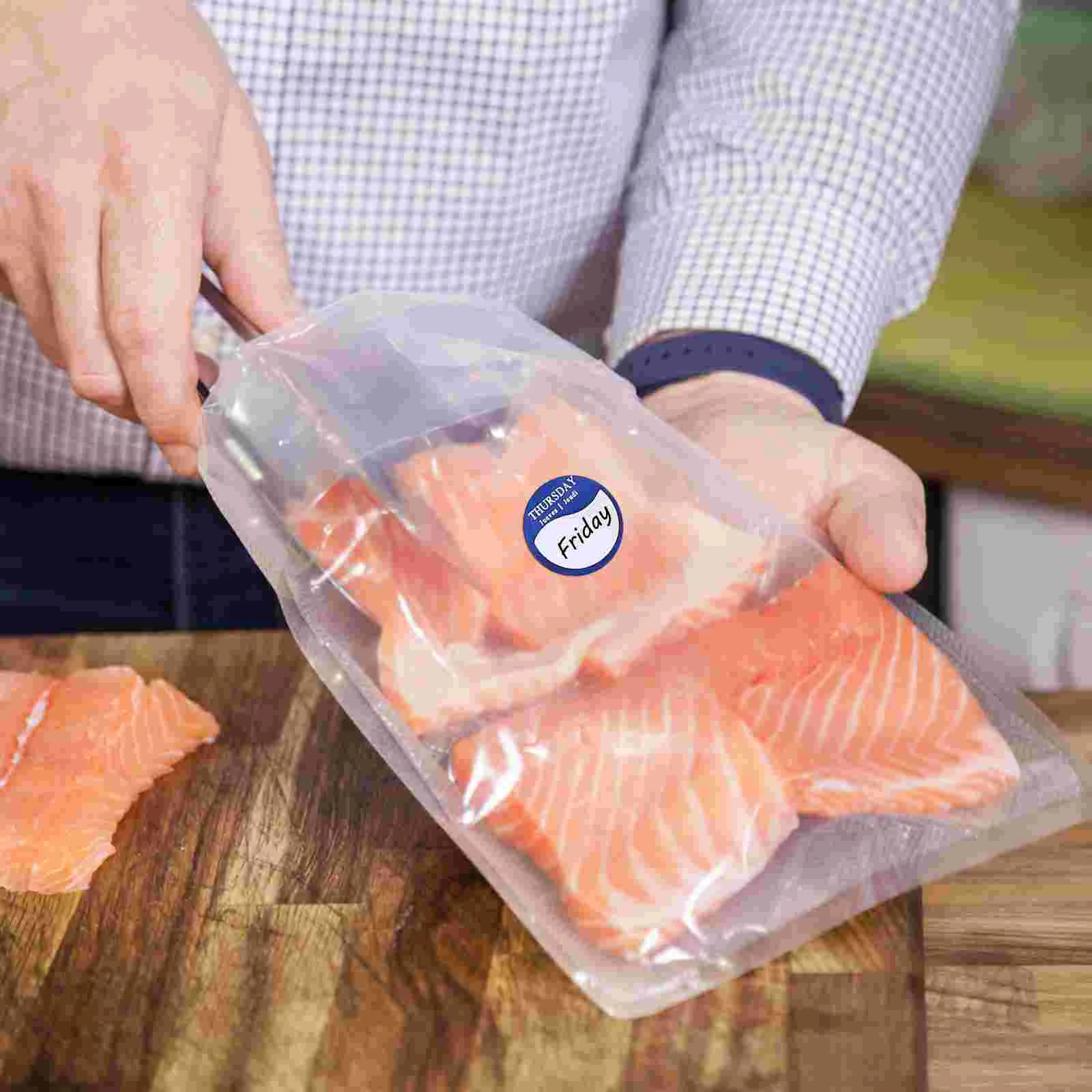 7-рулонные клейкие наклейки на день еды и ресторана этикетки для управления