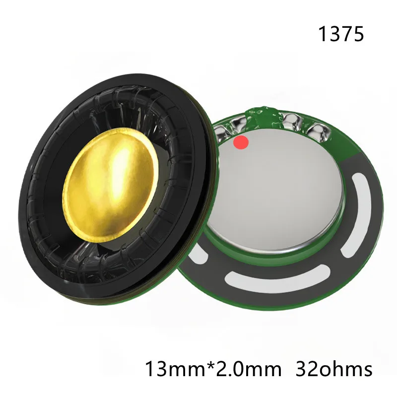 

13mm speaker unit titanium composite film bass 10pcs