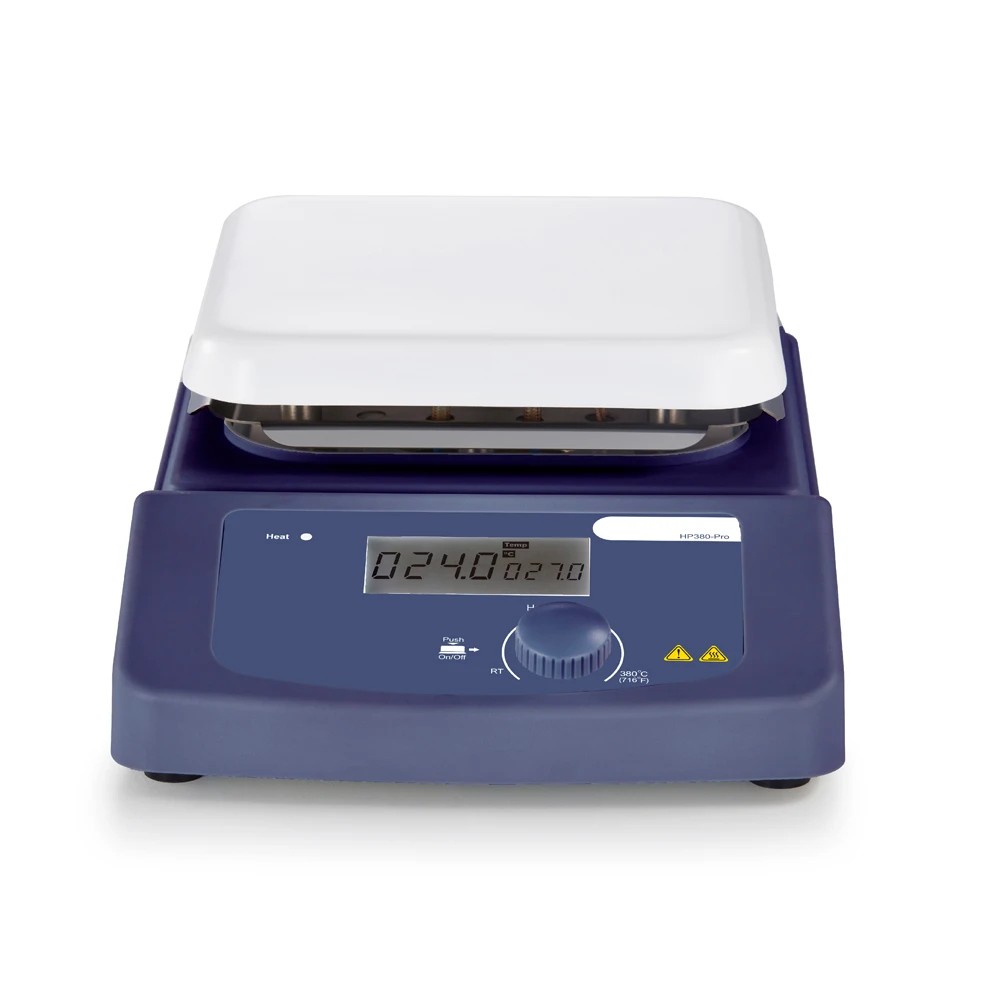 

BIOSTELLAR MS-H380-PRO Magnetic Hotplate Stirrer Aluminum cover ceramic work plate 380C