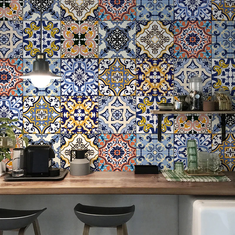 Самоклеящиеся обои для кухни ванной комнаты водонепроницаемая настенная