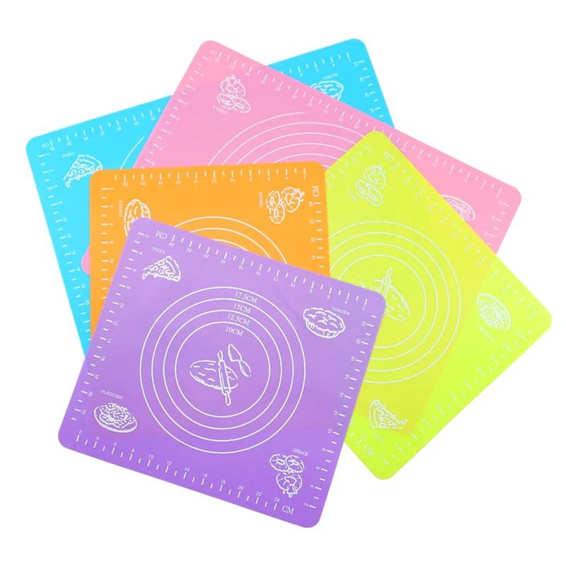 

Силиконовая антипригарная силиконовая подкладка для раскатки теста, подкладка для кондитерских изделий, тортов, муки, выпечки, лист пасты, ...