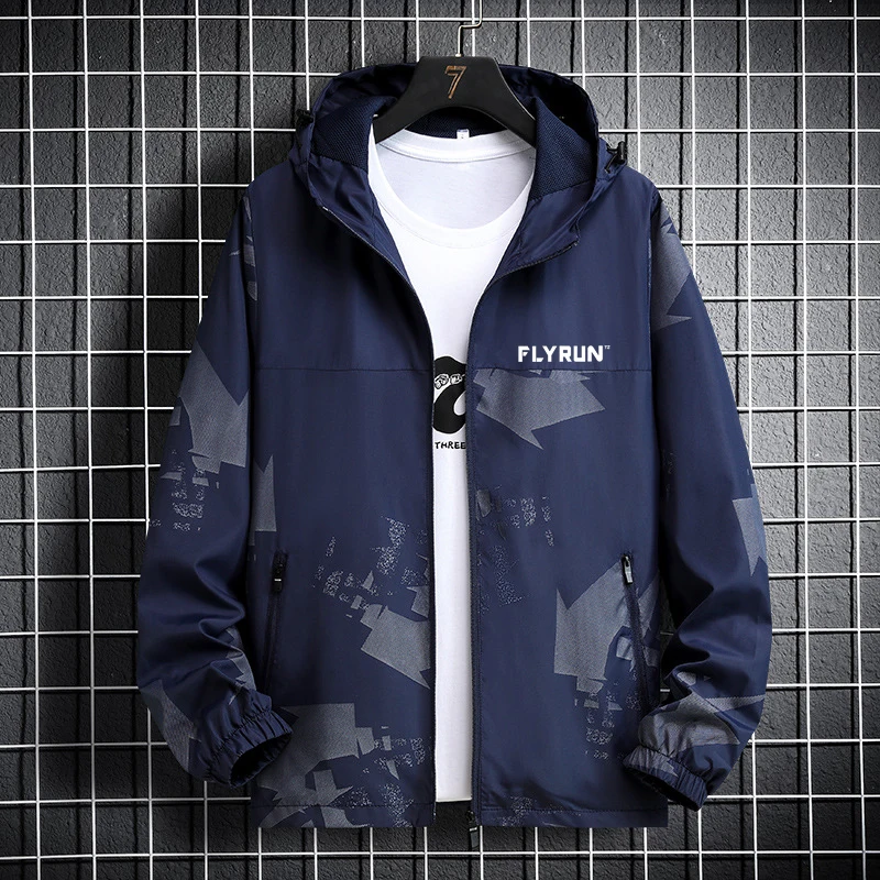 

Men's Cycling Jacket Camouflage Print Breathabke Waterproof Windproof Sport Hiking Coats Casual Training Bike Mtb Jackets Homme