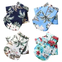 small medium sized dog beach pineapple shirt hawaiian pet cat golden spring summer four seasons clothing cool