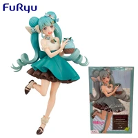 in stock pre sale furyu anime figurine hatsune miku peppermint chocolate 17cm pvc action doll kawaii model kids toys gifts