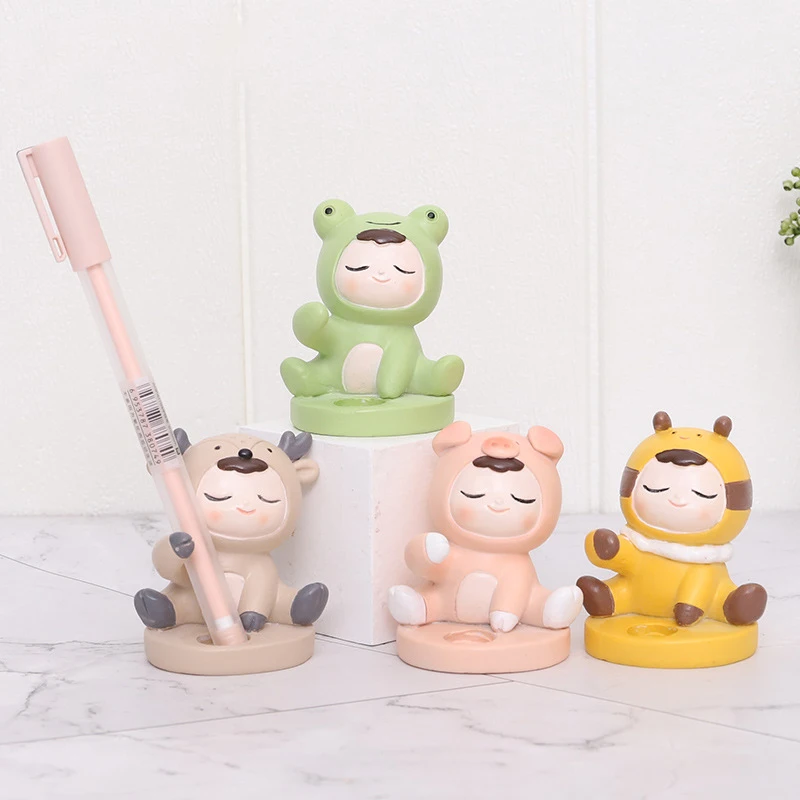 Милая подставка для зубной щетки из эпоксидной смолы
