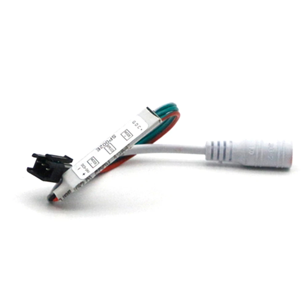 Фото (A65I) SP002E Мини-контроллер RGB LED с 3 кнопками, 5-24В DC, интеллектуальный контроллер для светодиодных лент с эффектом бегущей воды №2