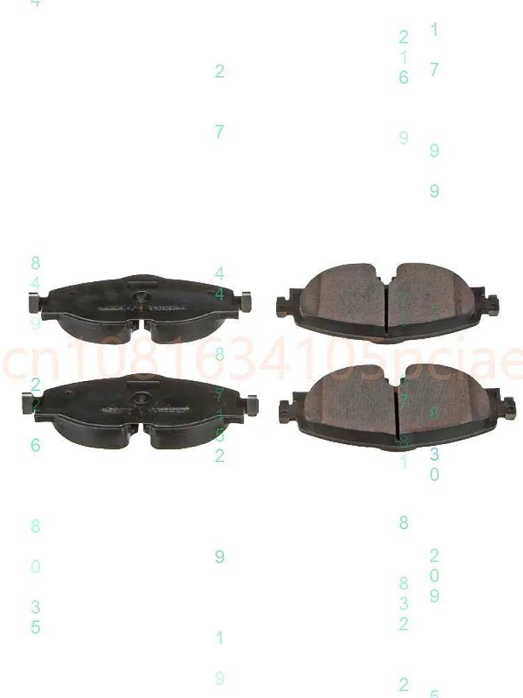 Фото Тормозные колодки передние для Volkswagen Golf 7 Jialu 5QD698151, автозапчасти D1760 №4