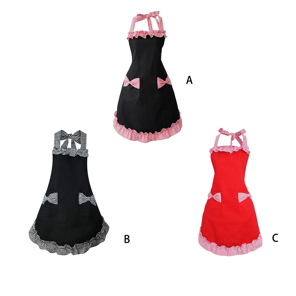 

Фартуки для выпечки, кухонные передние части, моющаяся мягкая одежда для приготовления пищи с рюшами, аксессуары для женщин, тип 1