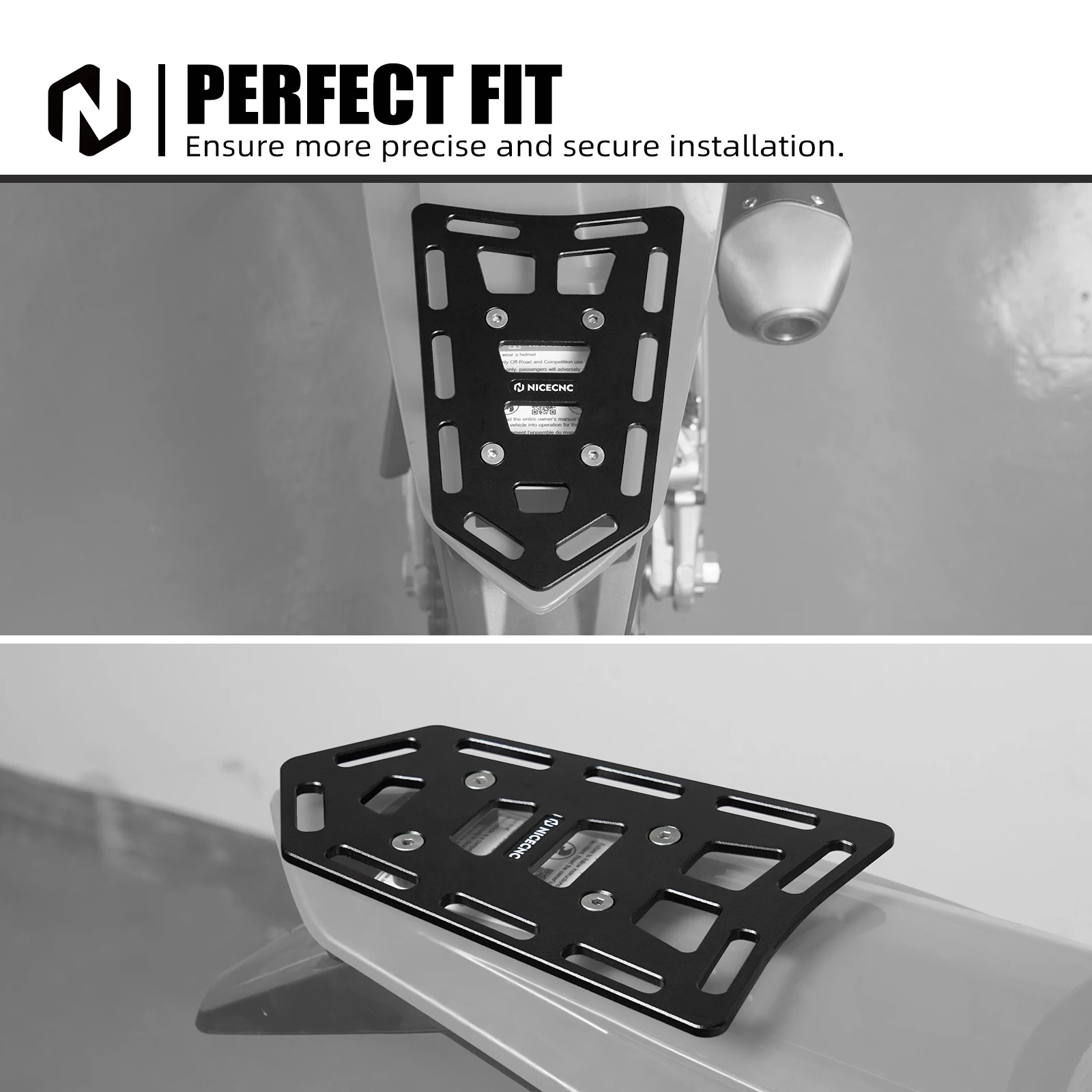 NICECNC Мотоцикл Хвост Багажник Для 2024 KTM EXC 300 EXCF Husqvarna TE300 GasGas EC300 Beta RR300 TM MX 85 Sherco SE-R SE-F