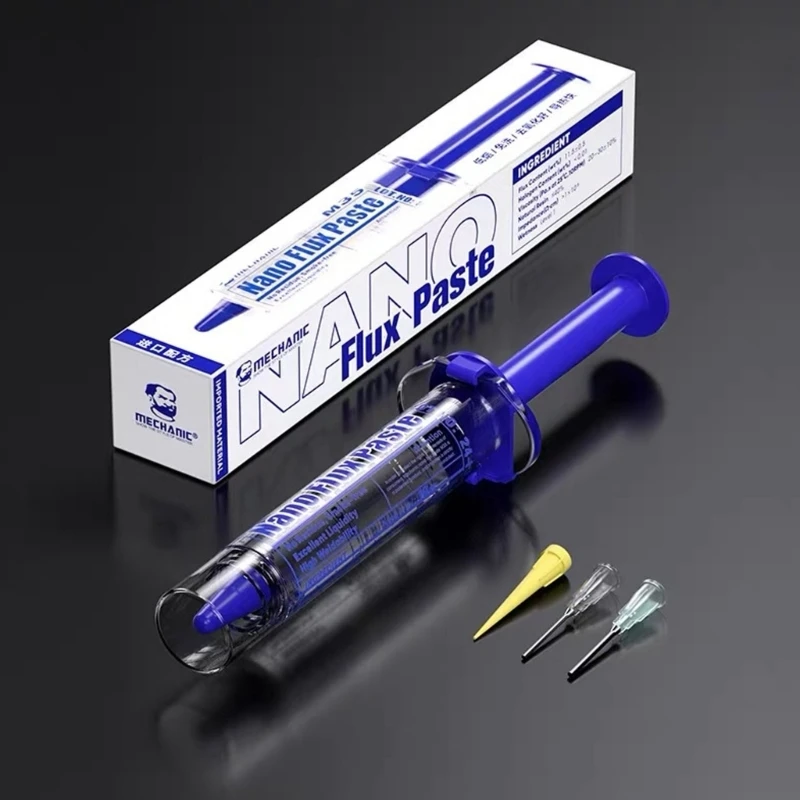 

M35 нанофлюсовая паста 10CC для чипа мобильного телефона, материнская плата, не требует очистки, высокопроизводительный ремонтный флюс, сварочные инструменты
