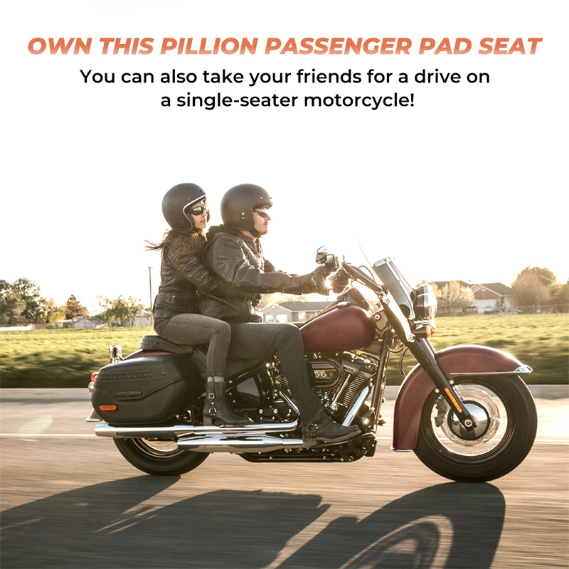 Подушка заднего пассажирского сиденья для мотоцикла 6 присосок подушка на