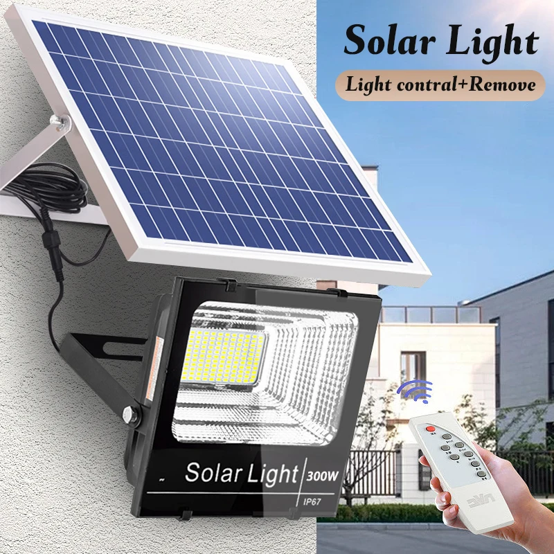 Luces solares para exteriores, lámpara LED impermeable, Panel de reflector, iluminación Solar...