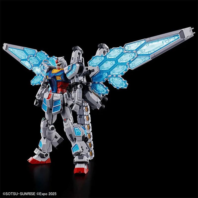 Фото Оригинальный сборный набор моделей Gundam Bandai 1/144 RX-78F00/E Gundam Feather Unit, коллекционная аниме-фигурка, модель для сборки №3