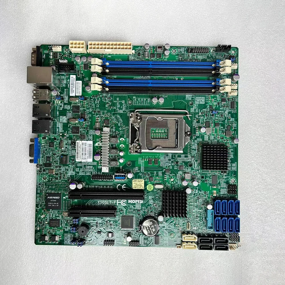 Серверная материнская плата X10SL7-F E3-1200 v3/v4 4-го поколения Core i3 DDR3 LGA1150 для Supermicro