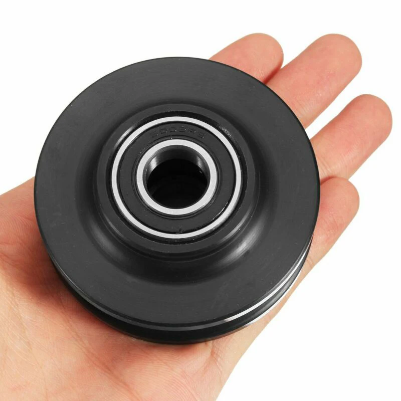 

Black Cabinet Pulley Closet Hardware Set Wheel 2pcs 7cm Barn Door Furniture Grinding Parts Replacement Spraying