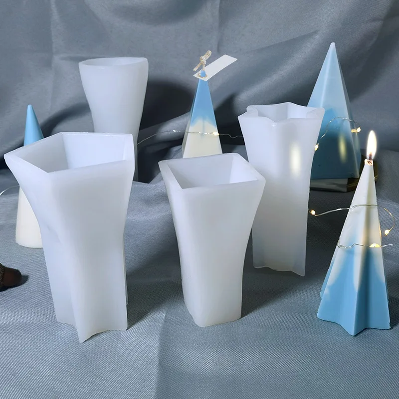 

Silicone Candle Mold Roman Column Aromatic Resin Soap Candle Making Gifts Craft Supplies Home Decor Chocolate Mold for Baking