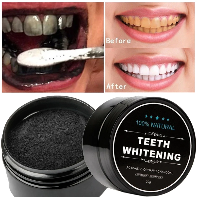 

Tooth Whitening Essence Tooth Powder Bamboo Charcoal Remove Teeth Stains Plaque Brighten Teeth Refresh Breath Oral Care Tool 30g