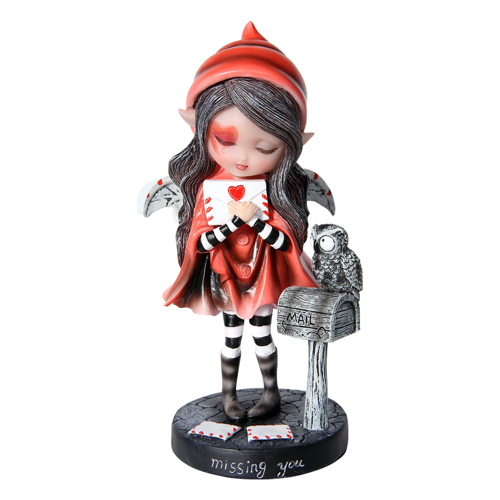 Статуэтка Феи из смолы Волшебная статуя феи домашний декор милый Декор для стола