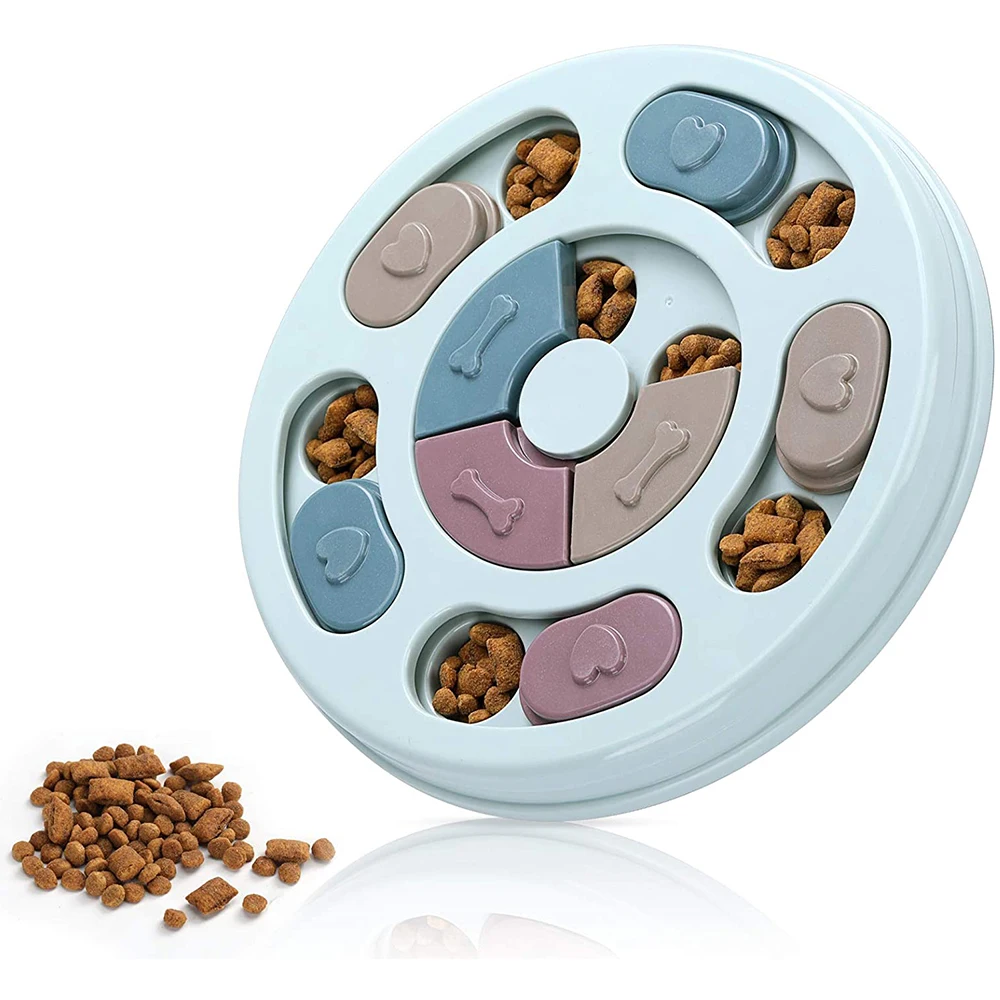 Dog Puzzle Toys Dogs Food Puzzle Slow Feeder Toys for IQ Training Mental Enrichment Dog Treat Puzzle Bloat Stop Pet Bowl