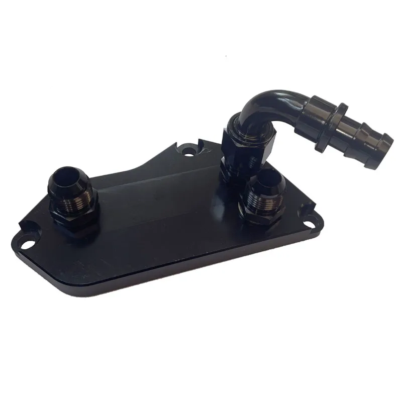 AN10 масляный шланг + адаптер масляного радиатора с разъемами сэндвич-пластины