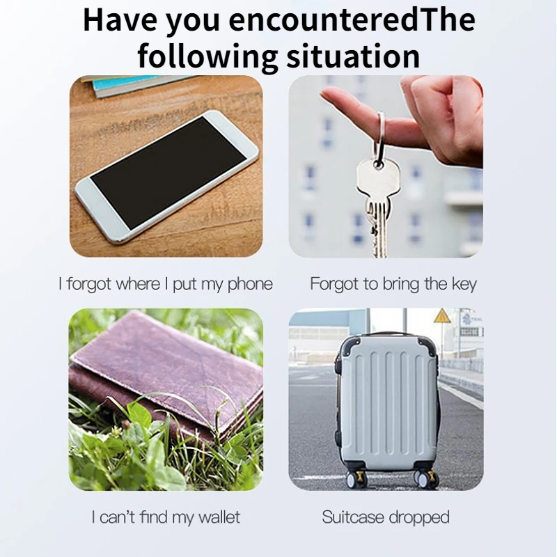 5 шт. GPS беспроводной смарт-трекер устройство против потери с брелоком для кошек и