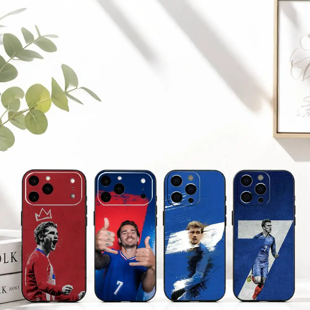 Фото Чехол для телефона F-Football star A-Antoine Griezmann, силиконовый, мягкий, для iPhone 17 16 15 14 13 12 11 X XR Plus Pro Max Plus №1