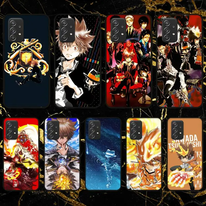 Katekyo Hitman Reborn Anime Phone Case For Samsung Galaxy S10 S20 S21 Note10 20Plus Ultra Shell | Mobile Cases &amp Covers