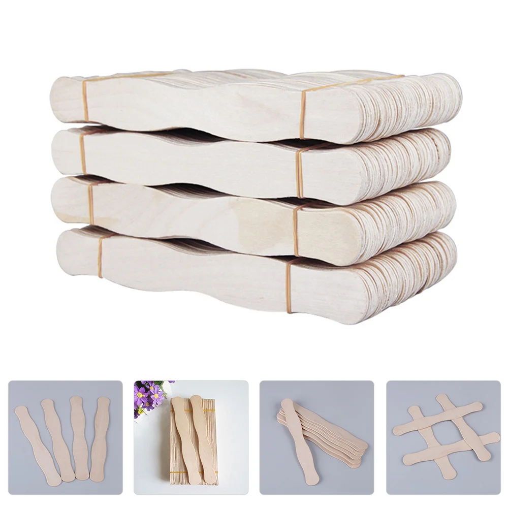 

Sticks Wooden Craftwood Popsicle Stick Multipurpose Natural Ice Cream Diylarge Waxing Tongue Depressor