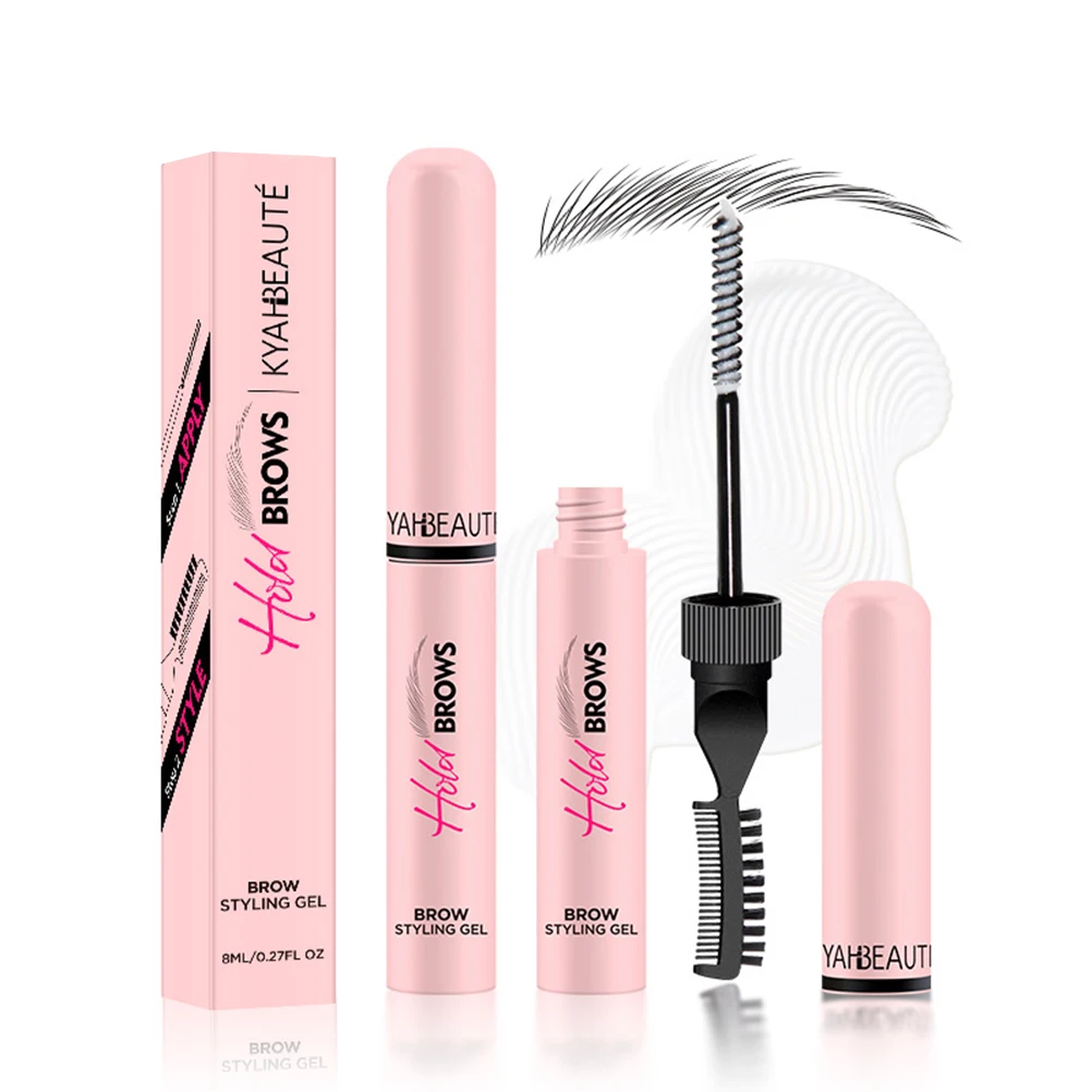 

1pc Eyebrow Gel Brows Wax Pencil Double Head Waterproof Shaping Soap Brow Long-lasting Eye Wild Styling Tool Brush Makeup