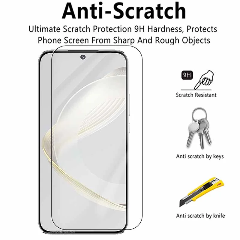 3 шт. защитный стеклянный чехол для Huawei nova 11 4G HD закаленная пленка nova11 6 7 дюйма