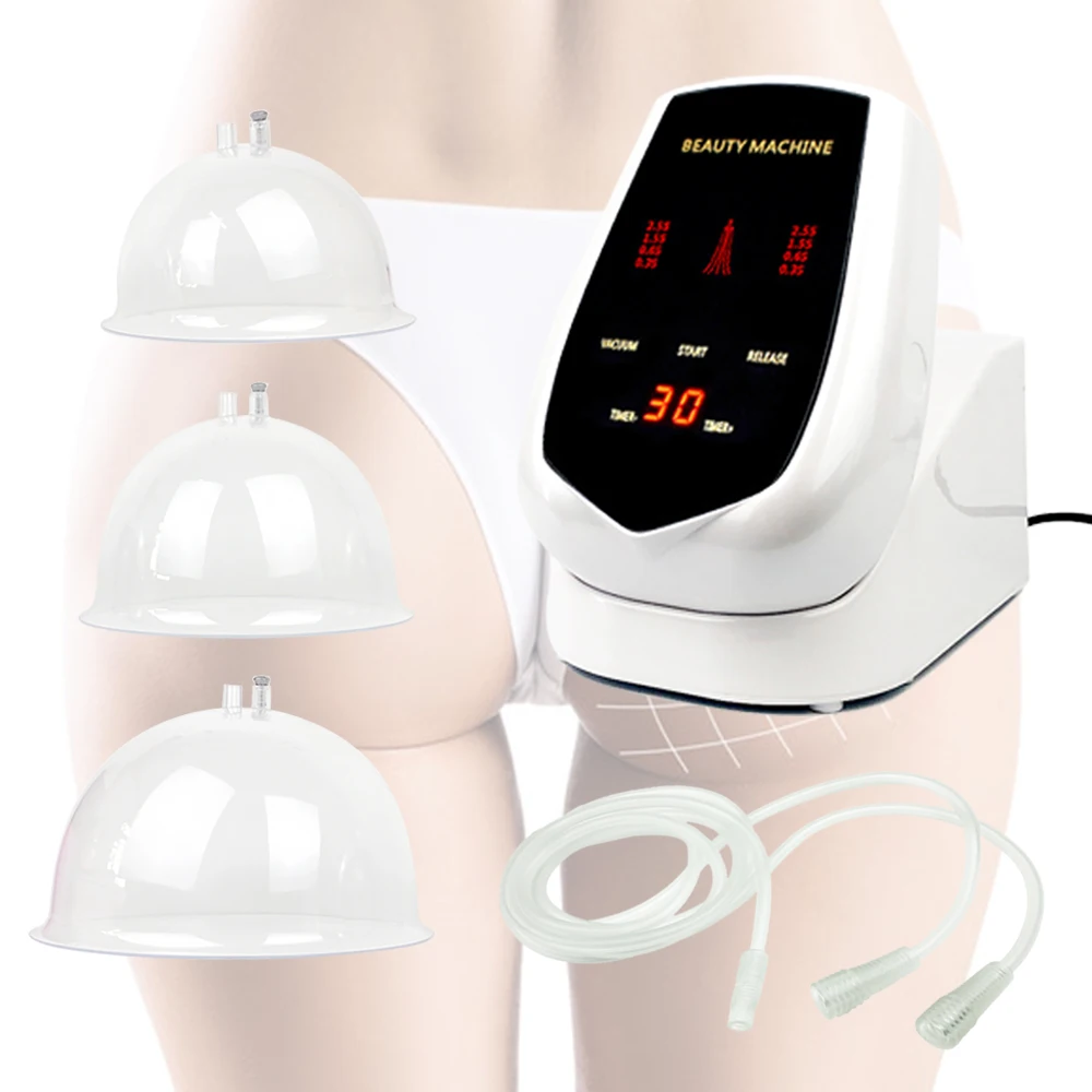 

Butt Contouring Vacuum Therapy Buttocks Lift Improve Lymphatic Drainage Smooth Ornage-peel with Big Size Suction Lifting Cups