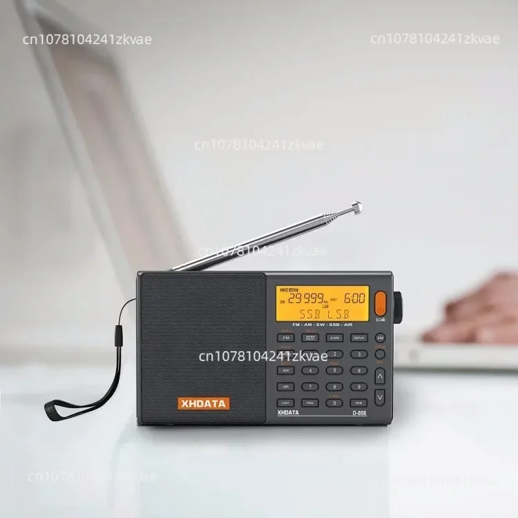 Хорошо ценно D-808 Портативное радио AM FM Коротковолновое SSB World Band AIR Приемник PLL