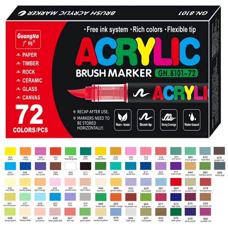 

Набор акриловых красок 12-240 цветов