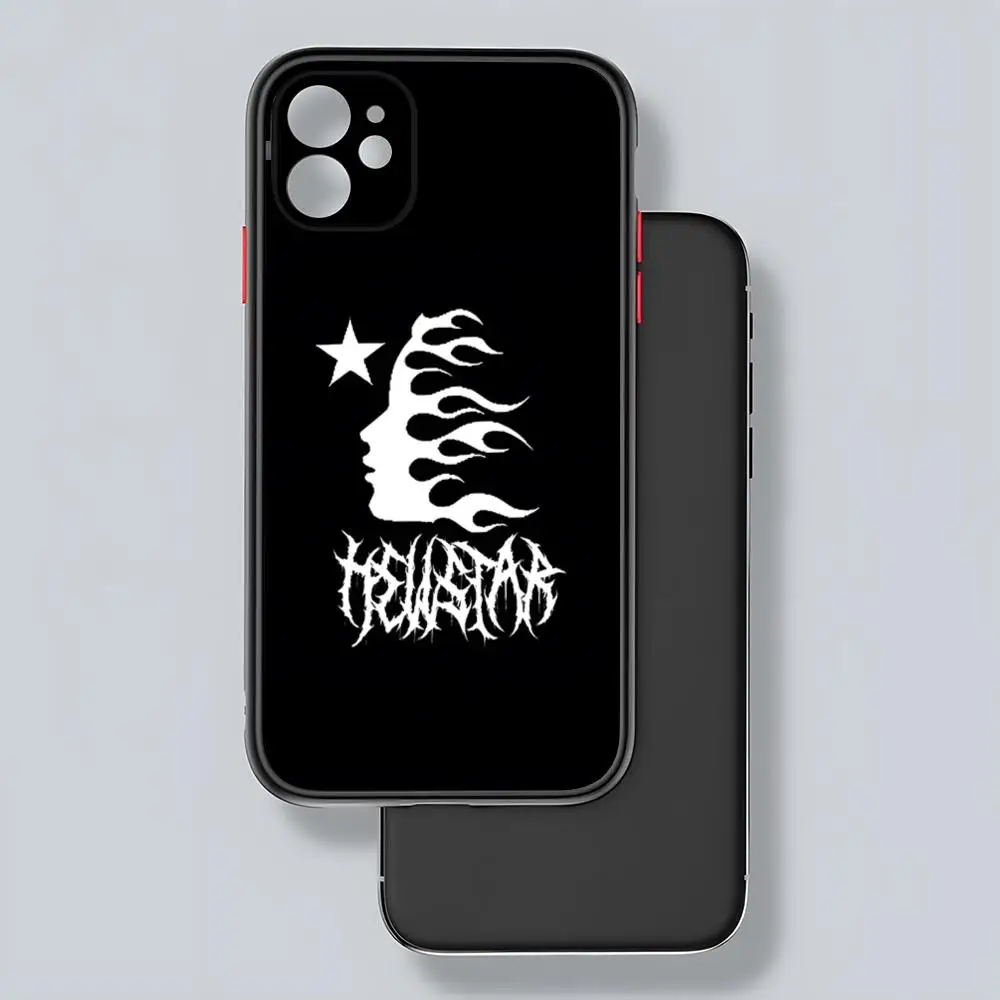 H-HellstarS модный чехол для телефона с матовой прозрачной задней панелью IPhone 16 15 14 13 12