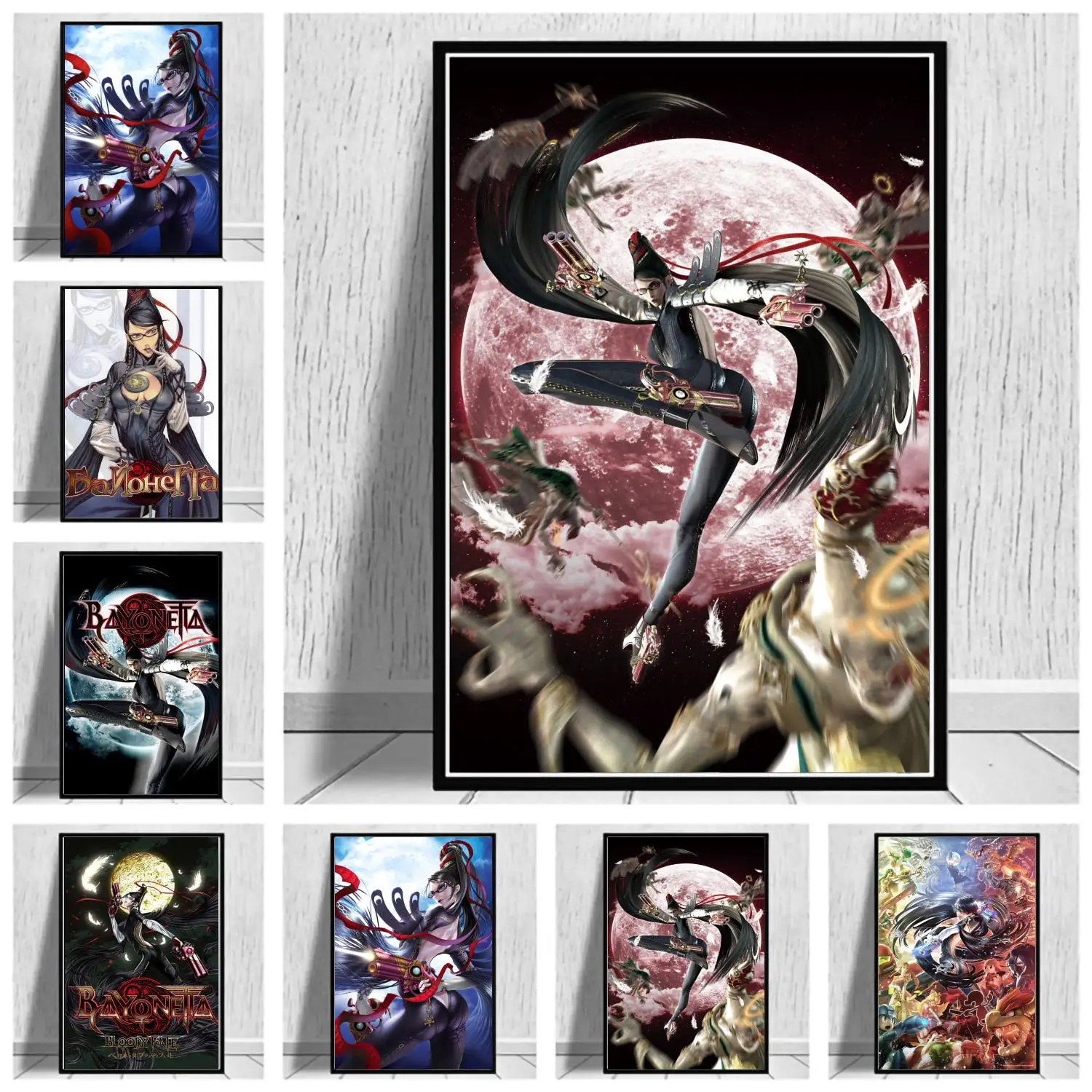 

Bayonetta 3 Posters Canvas Painting Posters and Prints Wall Art Picture Home Living Room Decor