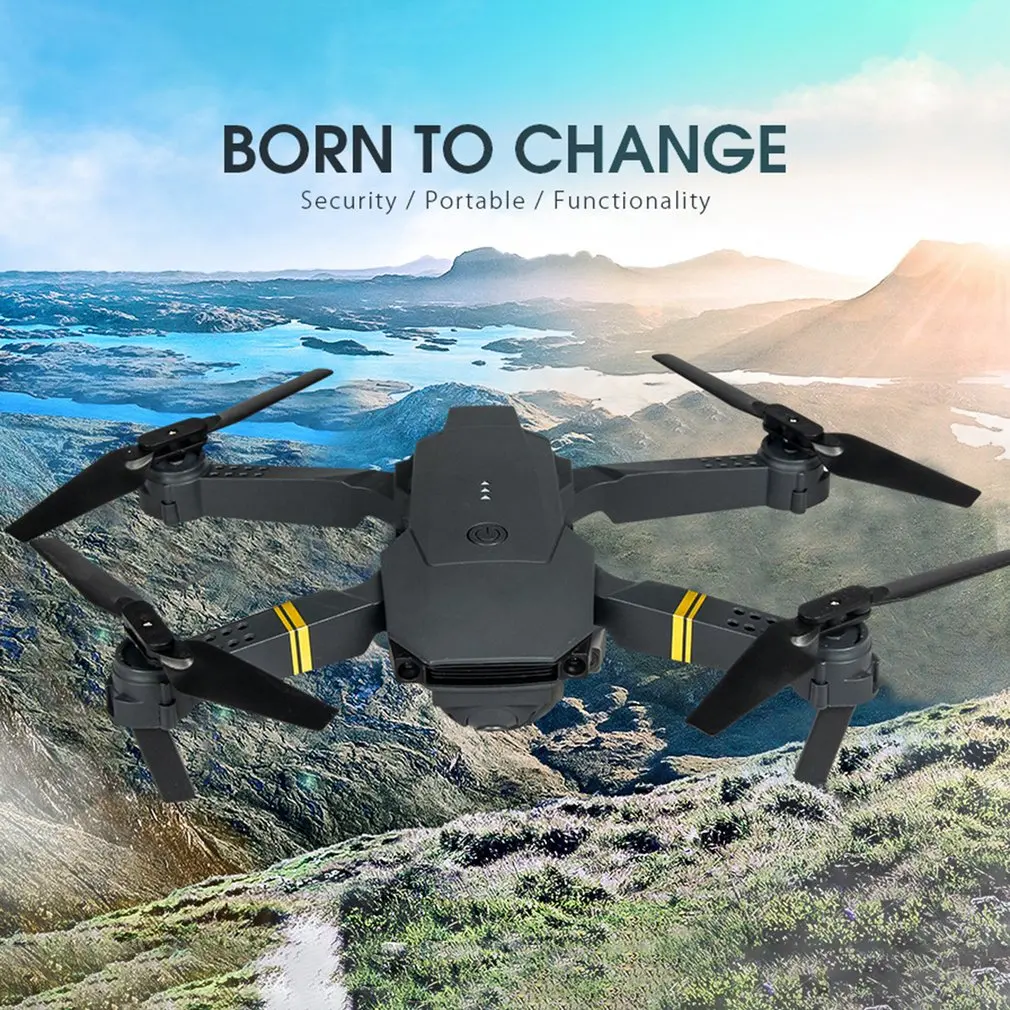 360 Degree Aerial Camera E58 Drone Mini HD Wifi With 4-Axis Foldable Arm Quadcopter Real-Time Image Transmission Fixed Height |