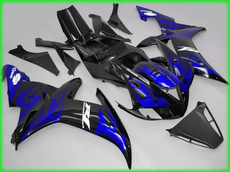 

4Gifts New ABS Motorcycle Whole Fairings Kit Fit For YAMAHA YZF- R1 2002 2003 02 03 Bodywork Set Custom Black Blue