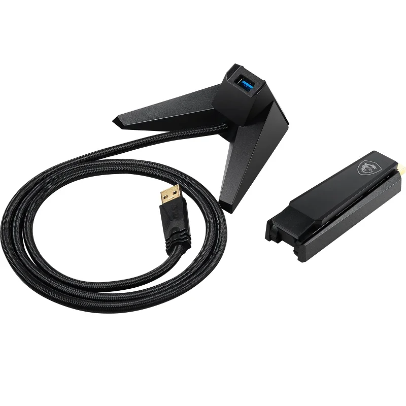 Двухдиапазонный USB-адаптер MSI Microstar GUAX18 AX1800 WiFi6 с удлинительным кабелем
