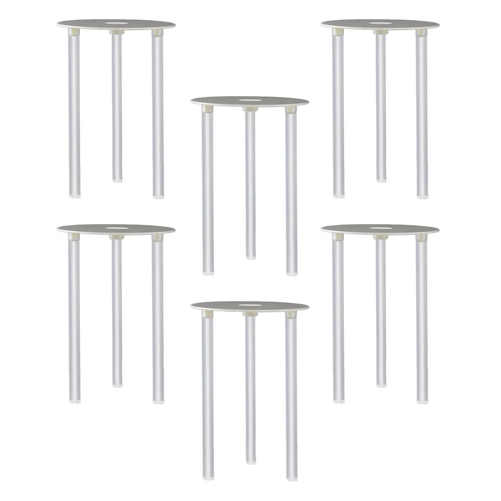 

Cake Support Bracket Stand Holder Separator Stacking Piling Dessert Cakes Pillars Plates Board Tiered Rods Tools Layer Multi