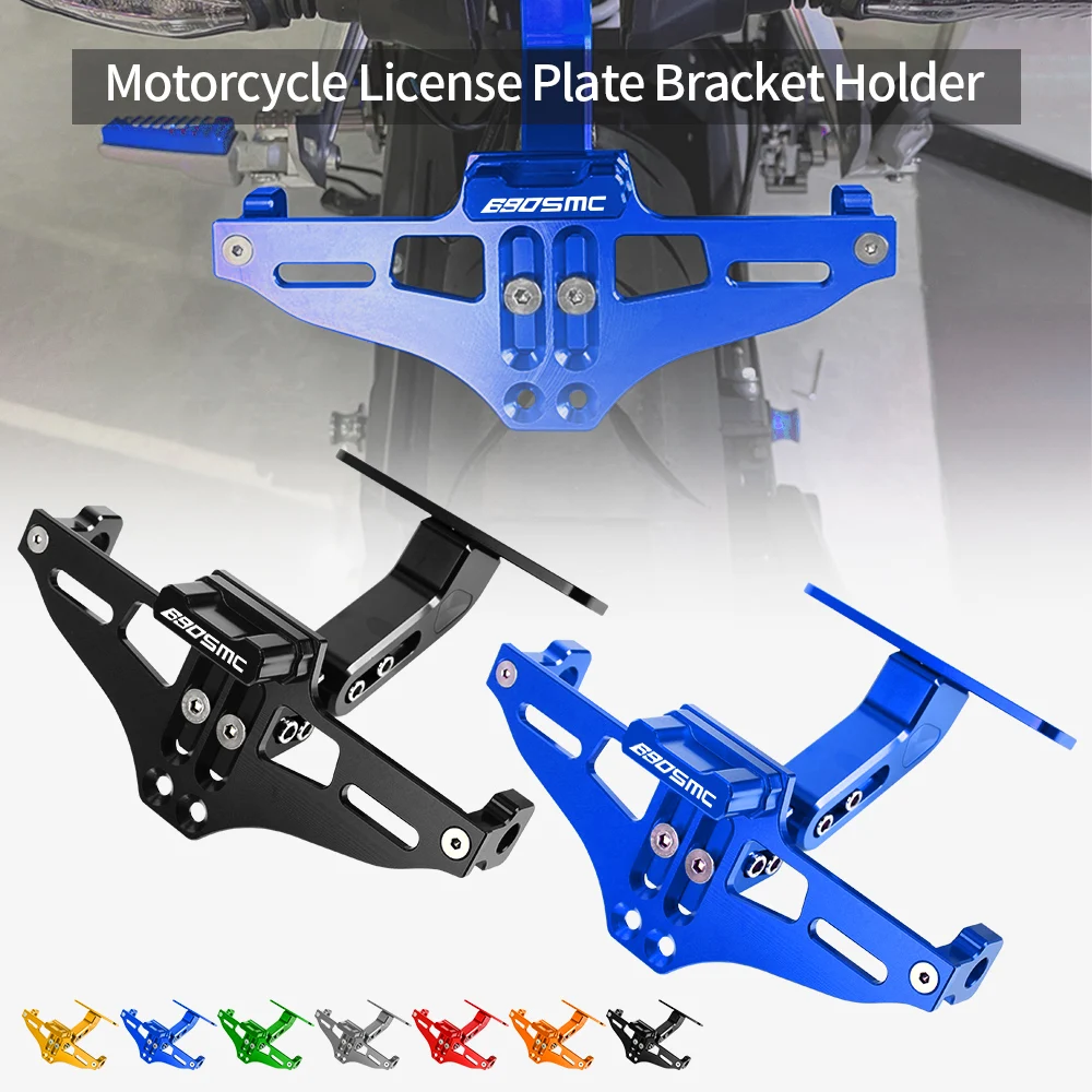 

Motorcycle Rear License Plate Holder Bracket with Light Tail Tidy Fender Eliminator FOR For 690 SMC 690SMC 2008 2009 2010 2011