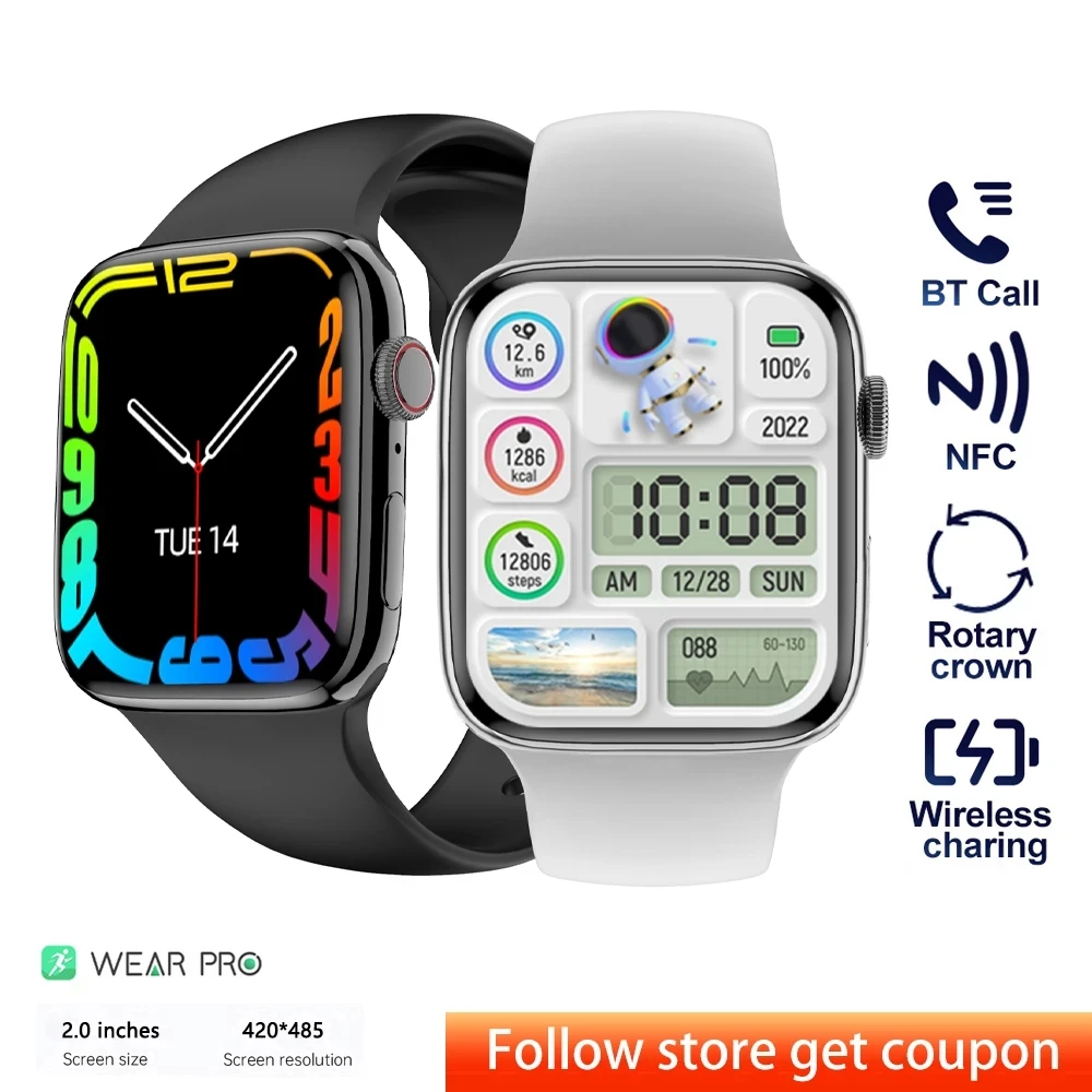 

DT8 MAX DTNO.1 Smart Watch Series 8 Body temperature 2.0 Inch 420*485 NFC GPS Tracking Smartwatch 2022 Smartwatch Men Women