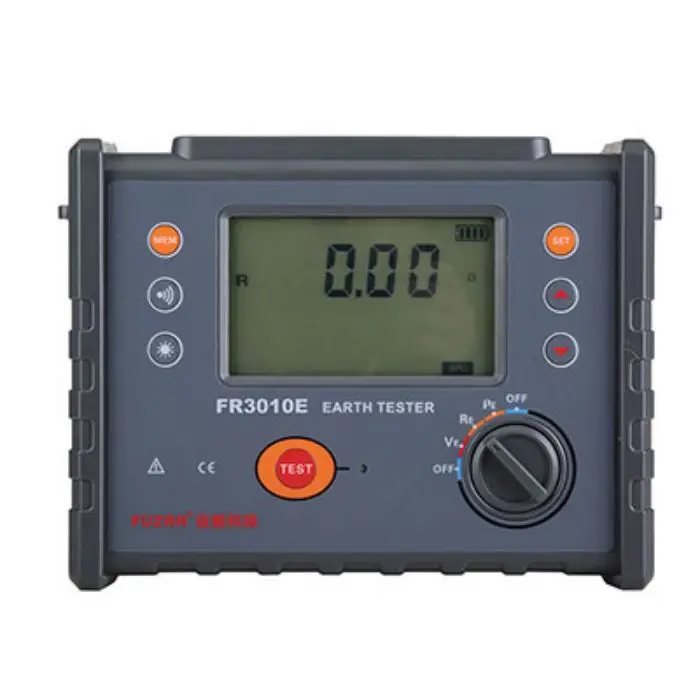 

Ground Resistance Soil Resistivity Meter (Simple) FR3010E four-wire grounding resistance tester