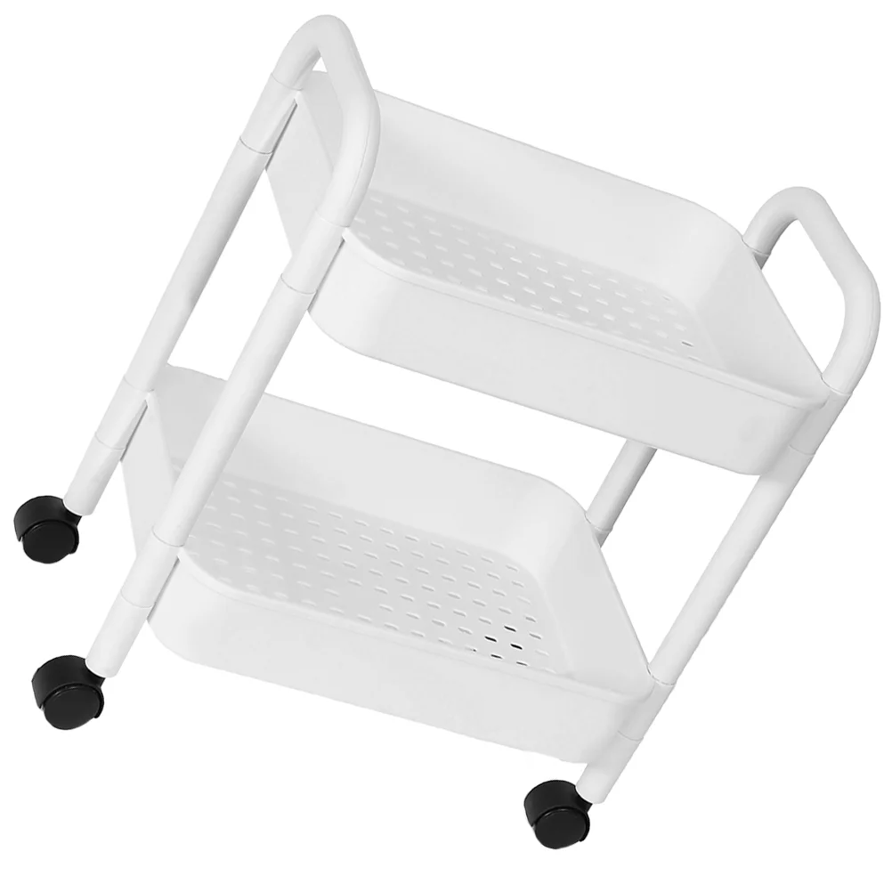 

Dorm Cart Bookshelves Bathroom Trolley Storage Shelf Movable Bookshelf Mobile Wheels Diaper Organizer