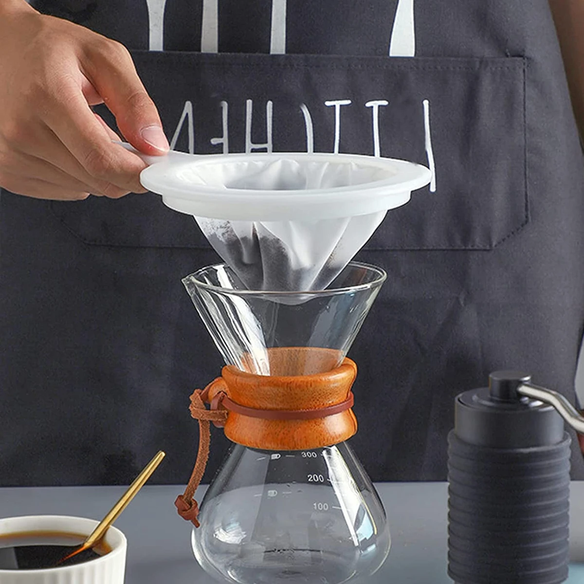 

100/200/300/400 сетка для бара, коктейльное ситечко, сверхтонкие сетчатые ситечки, коническая пищевая фильтрующая ложка для пива, молока, йогурта, ...